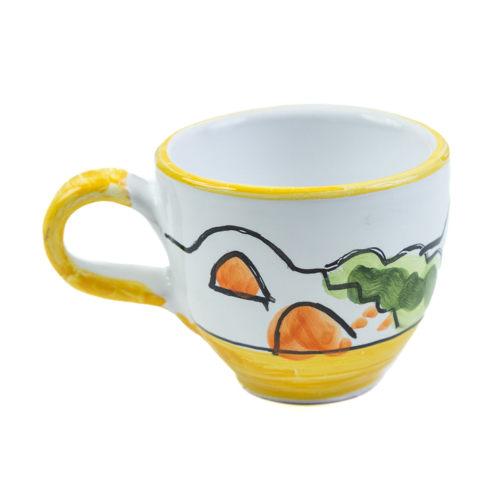 Coffee cup for ristretto giallo Lecce