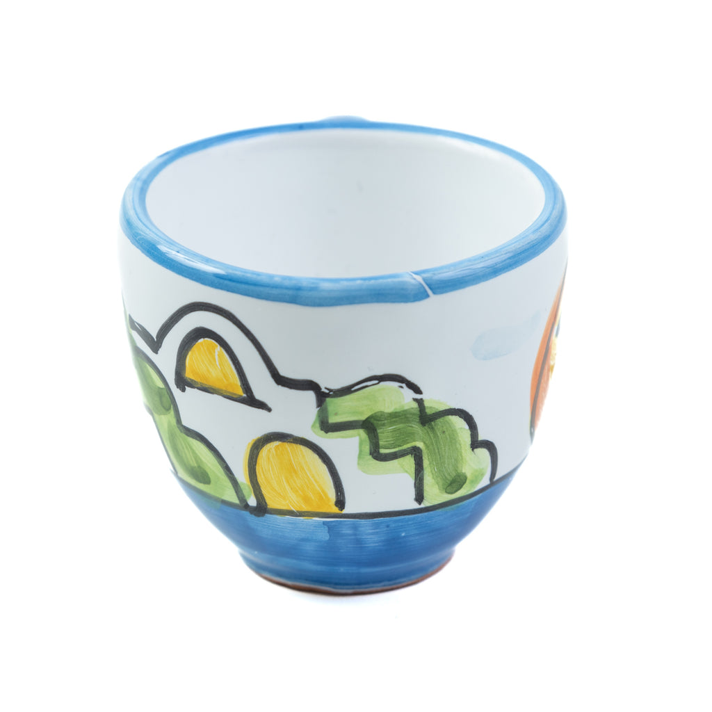 Coffee cup for ristretto blu Positano