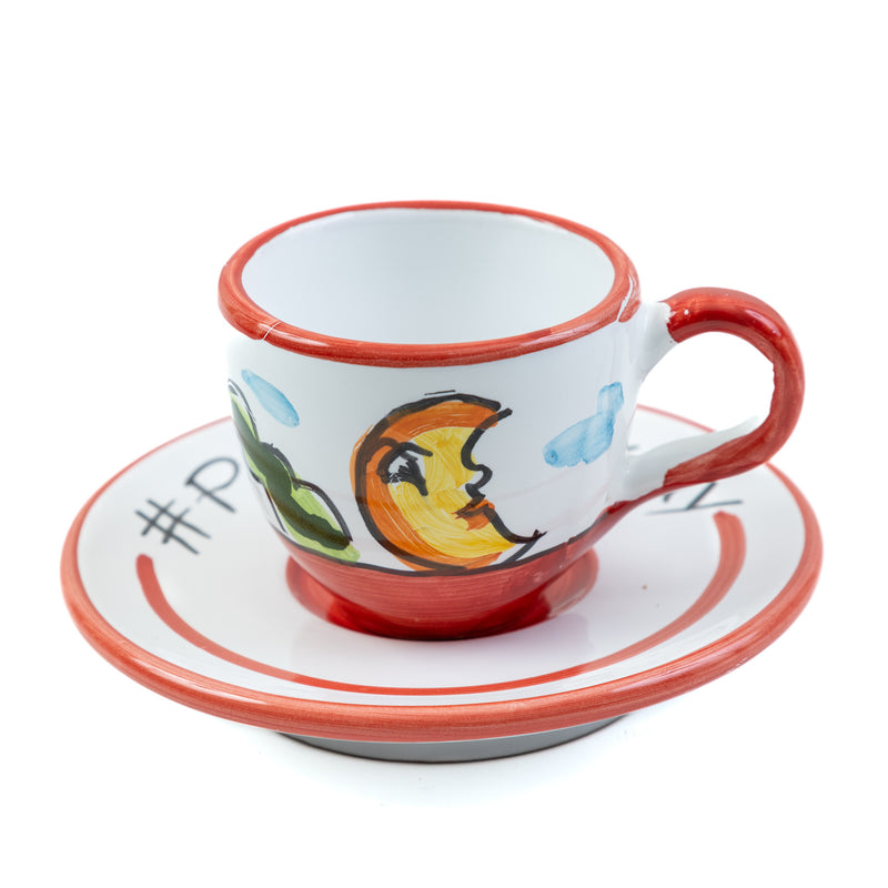 Coffee cup for ristretto rosso Milano