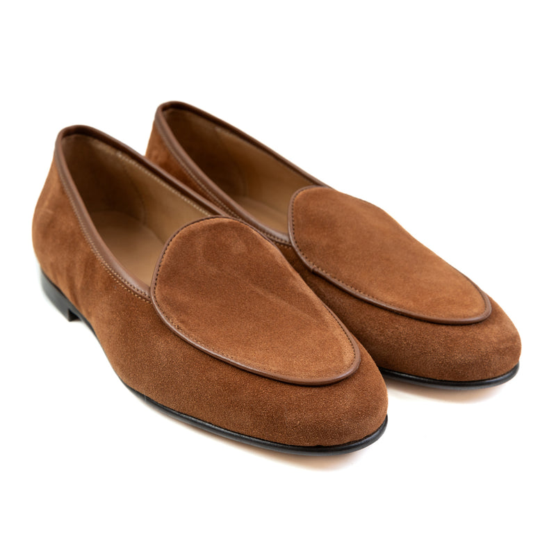 Shoes Belgian Loafer - Color tabacco  - Iconic Giulio  - Made in Italy