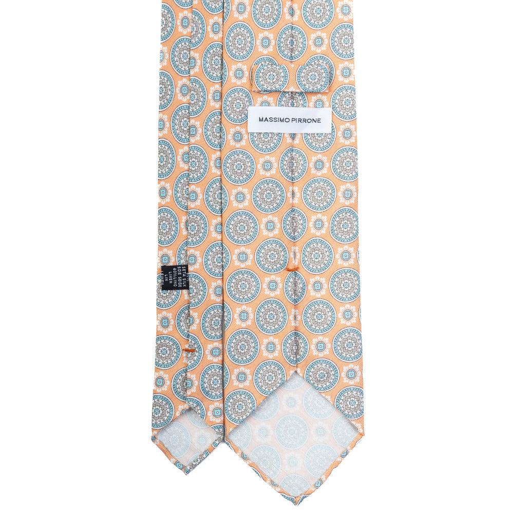 3 FOLD TIE UNLINED  - PURE SILK - PASTELLO
