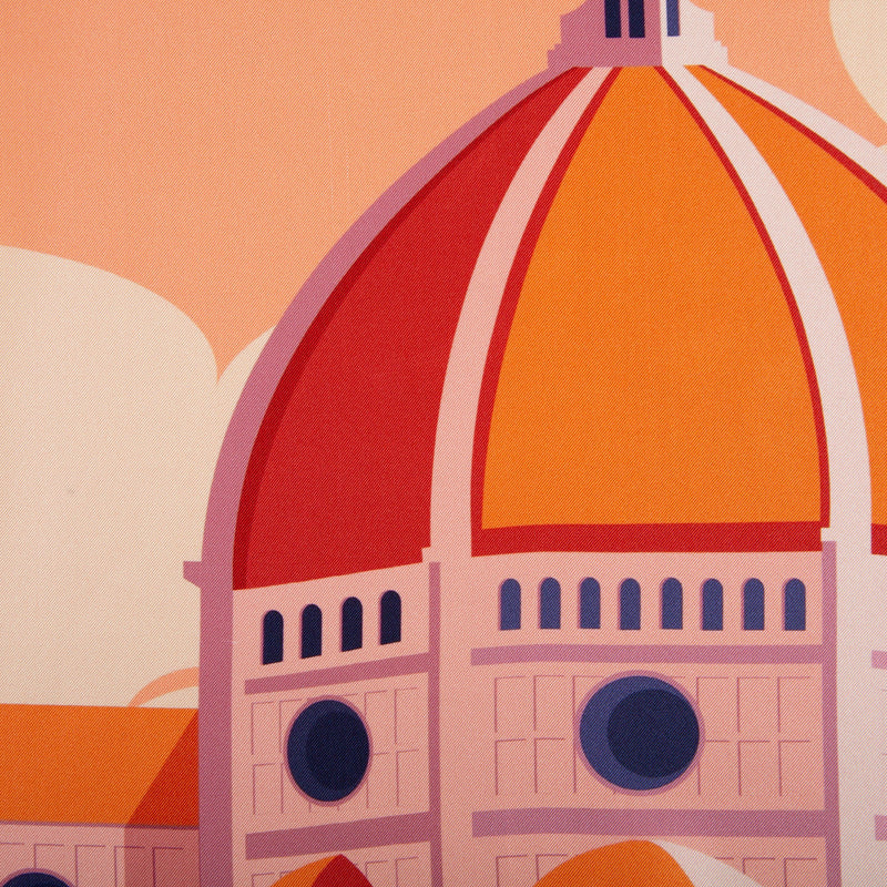 Silk Pocket Square  Firenze  hand  stitched edges