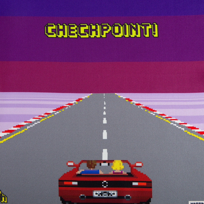 Silk Pocket Square  outrun87  hand  stitched edges