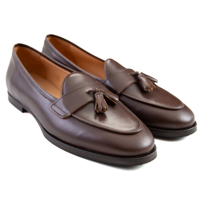 Shoes Penny Loafer - Calf leather - Color moro  - Iconic Giulio  - Made in Italy