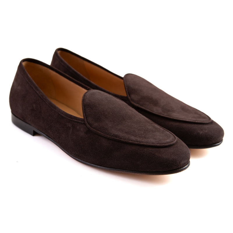 Belgian Loafer shoes  - Color moro  - Iconic Giulio  - Made in Italy
