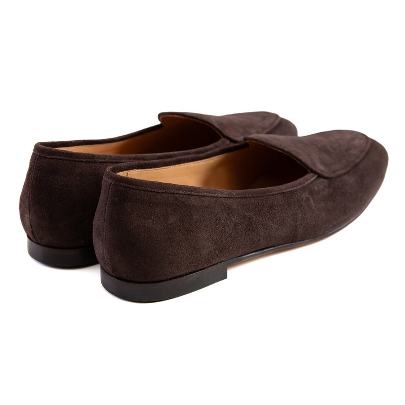 Belgian Loafer shoes  - Color moro  - Iconic Giulio  - Made in Italy