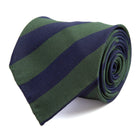 3 FOLD TIE UNLINED  - REGIMENTAL  -  PURE SILK