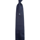 3 FOLD TIE UNLINED  - OLD VESPA PX BLU -  PURE SILK