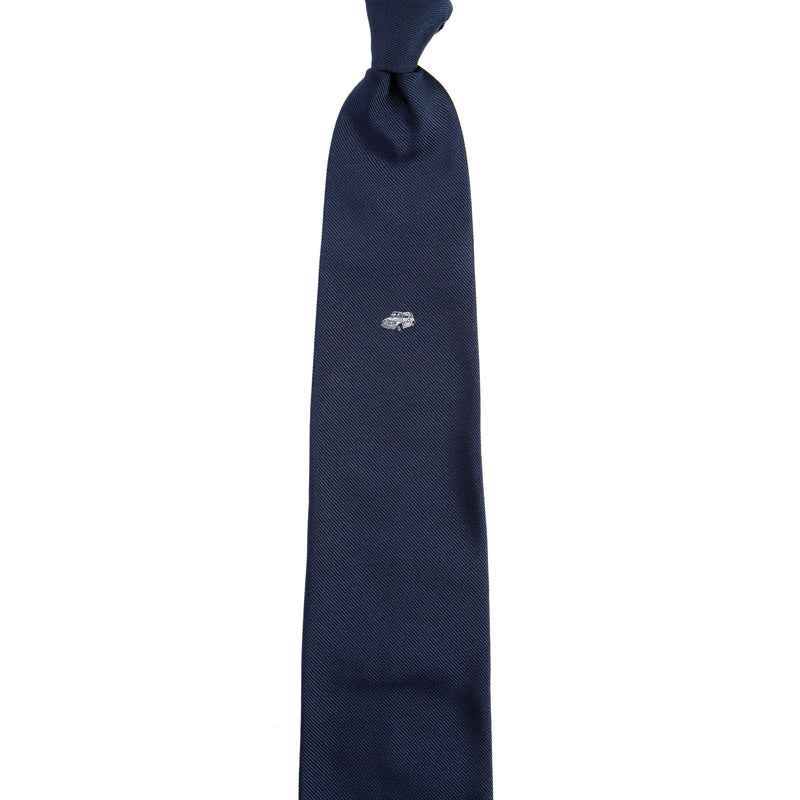 3 FOLD TIE UNLINED  - 500 BIANCA  -  PURE SILK