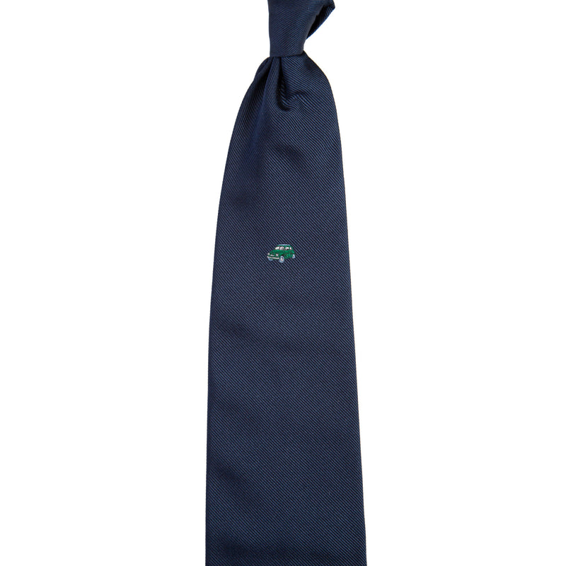 3 FOLD TIE UNLINED  - 500 VERDE  -  PURE SILK