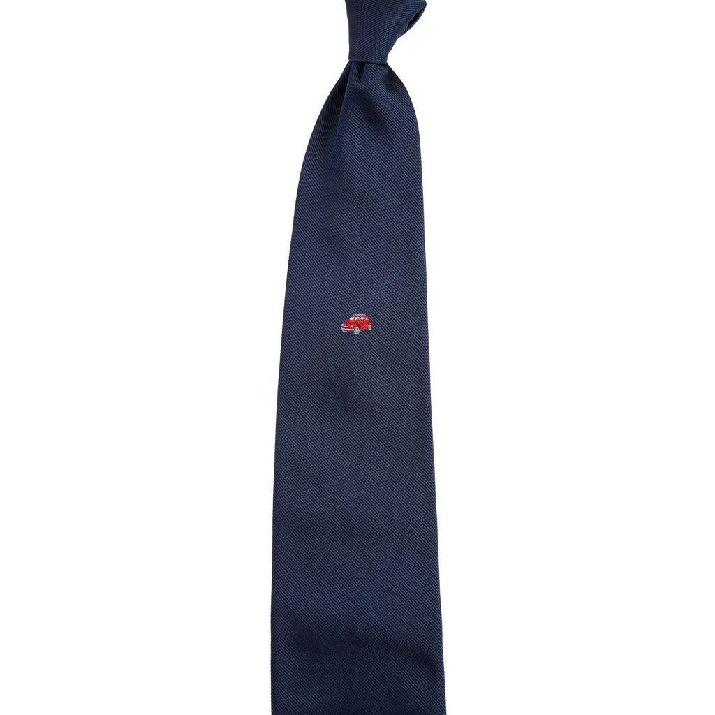 3 FOLD TIE UNLINED  - 500 ROSSO PASSIONE  -  PURE SILK