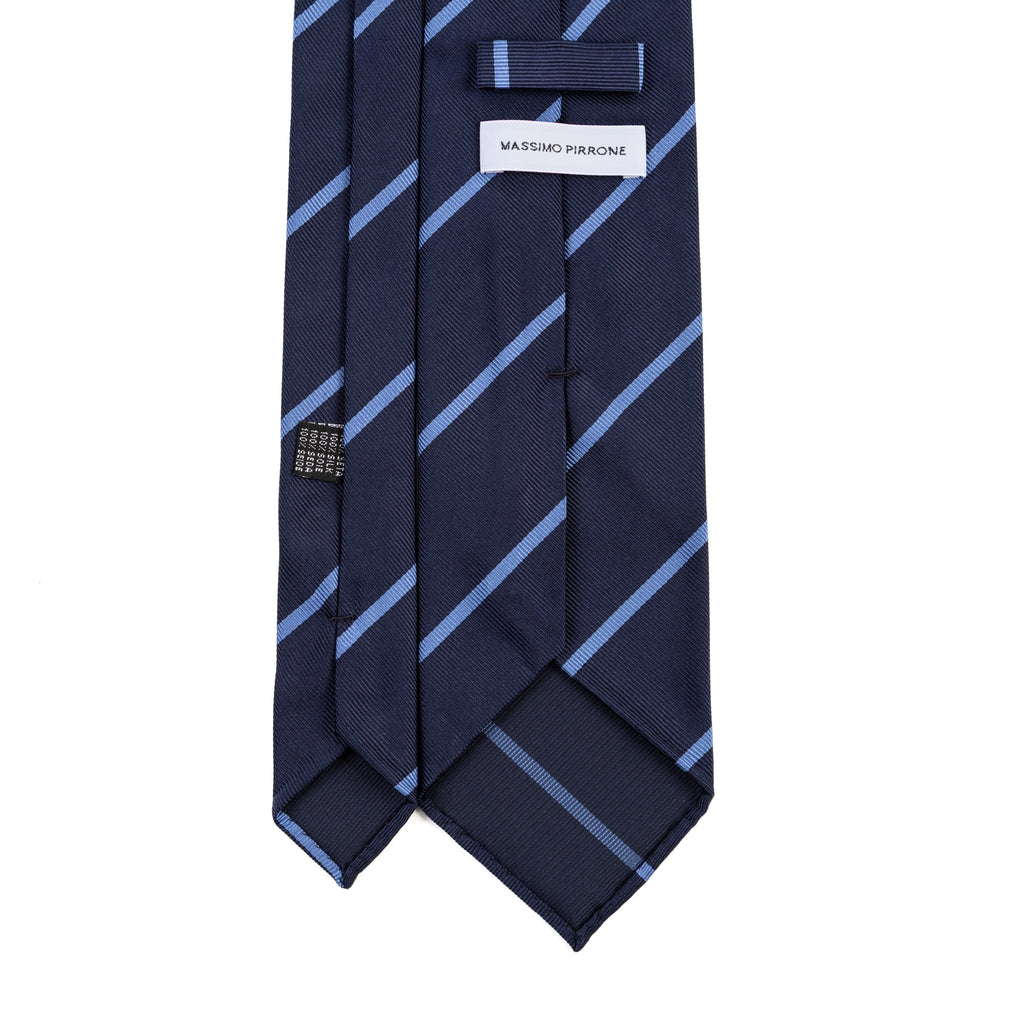 3 FOLD TIE UNLINED   - PURE SILK -  HANDMADE IN ITALY