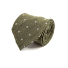 3 FOLD TIE UNLINED   - PURE SILK -  HANDMADE IN ITALY