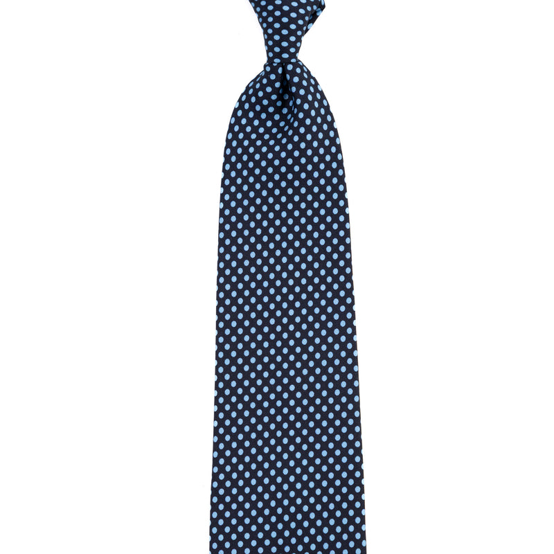 3 FOLD TIE UNLINED   - PURE SILK -  HANDMADE IN ITALY