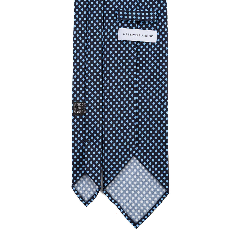 3 FOLD TIE UNLINED   - PURE SILK -  HANDMADE IN ITALY