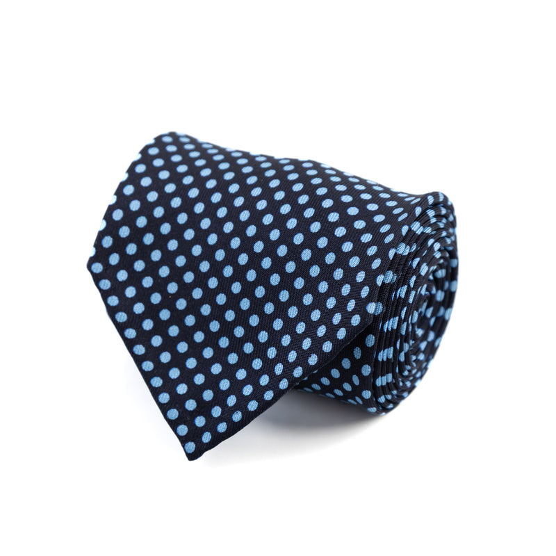 3 FOLD TIE UNLINED   - PURE SILK -  HANDMADE IN ITALY