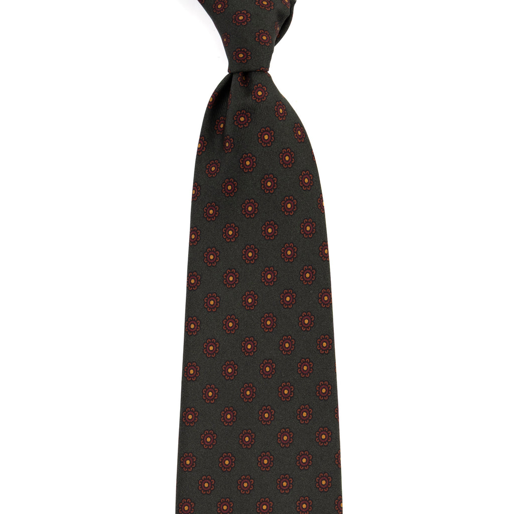 3 FOLD TIE UNLINED  - PURE SILK -  HANDMADE IN ITALY