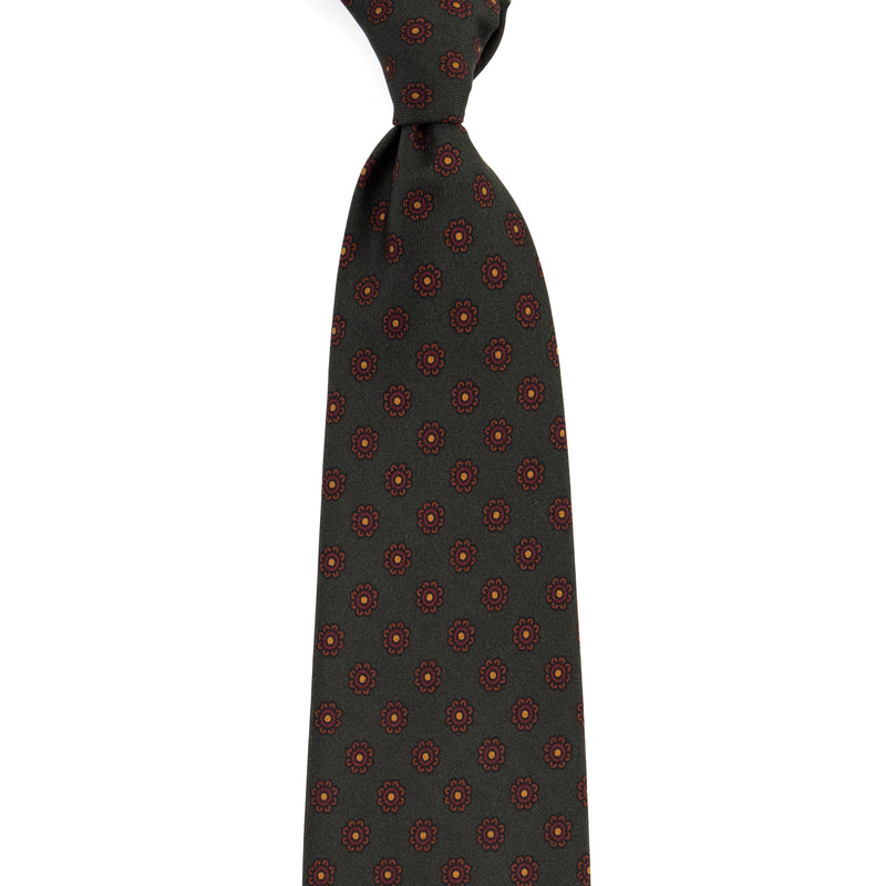 3 FOLD TIE UNLINED  - PURE SILK -  HANDMADE IN ITALY