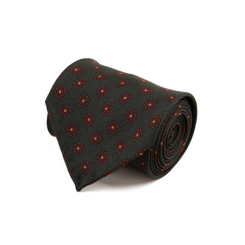 3 FOLD TIE UNLINED  - PURE SILK -  HANDMADE IN ITALY