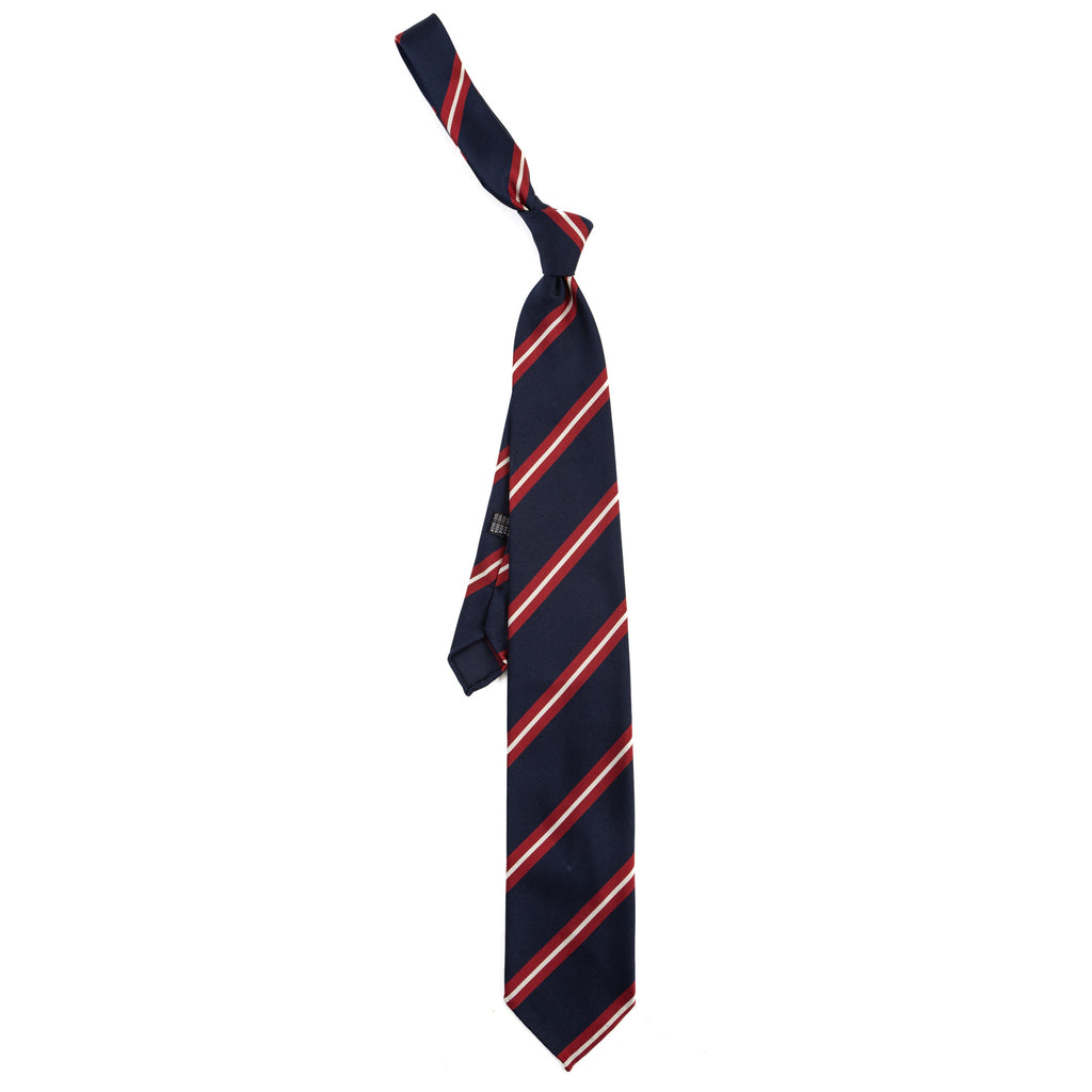 3 FOLD TIE UNLINED  - PURE SILK -  HANDMADE IN ITALY