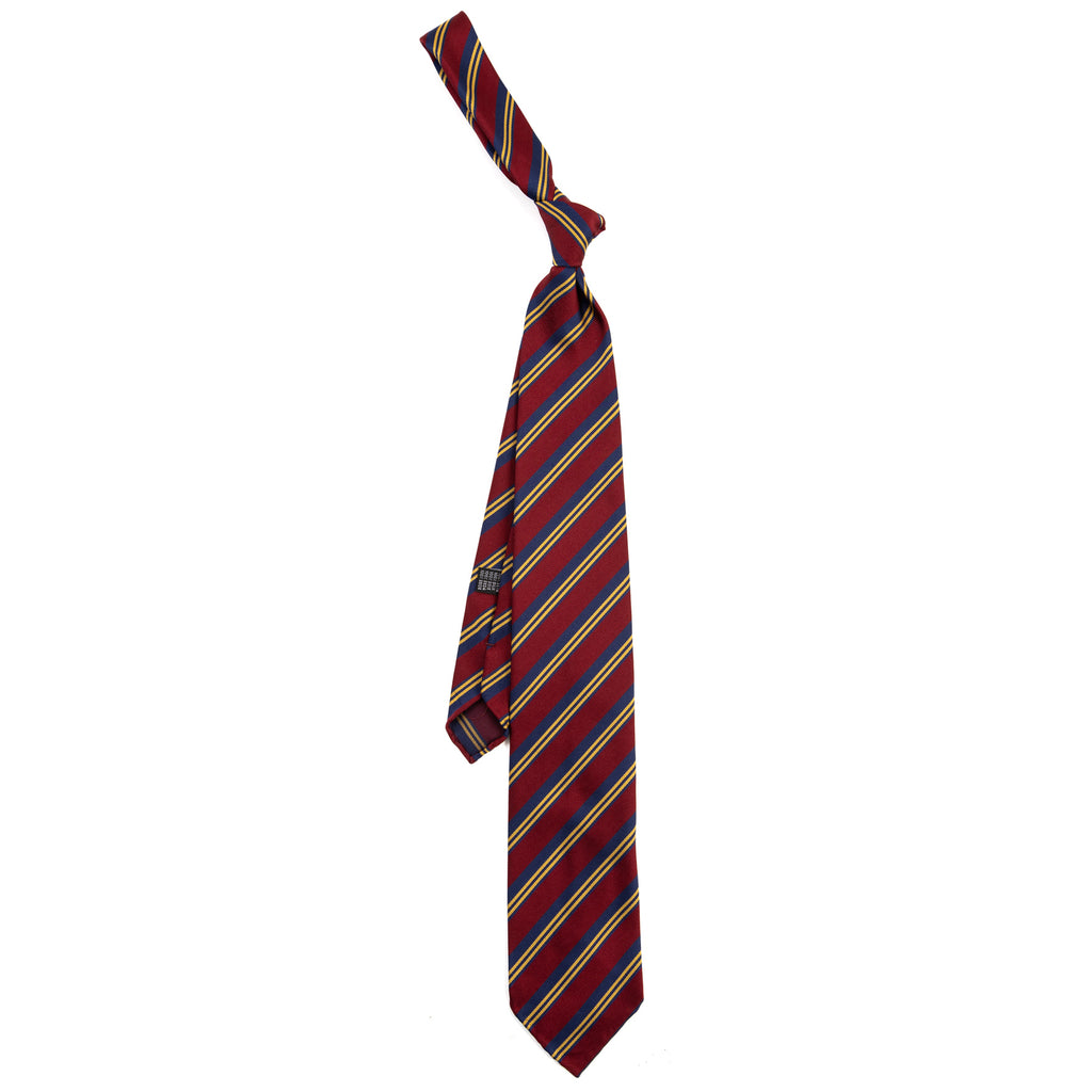 3 FOLD TIE UNLINED  - PURE SILK -  HANDMADE IN ITALY