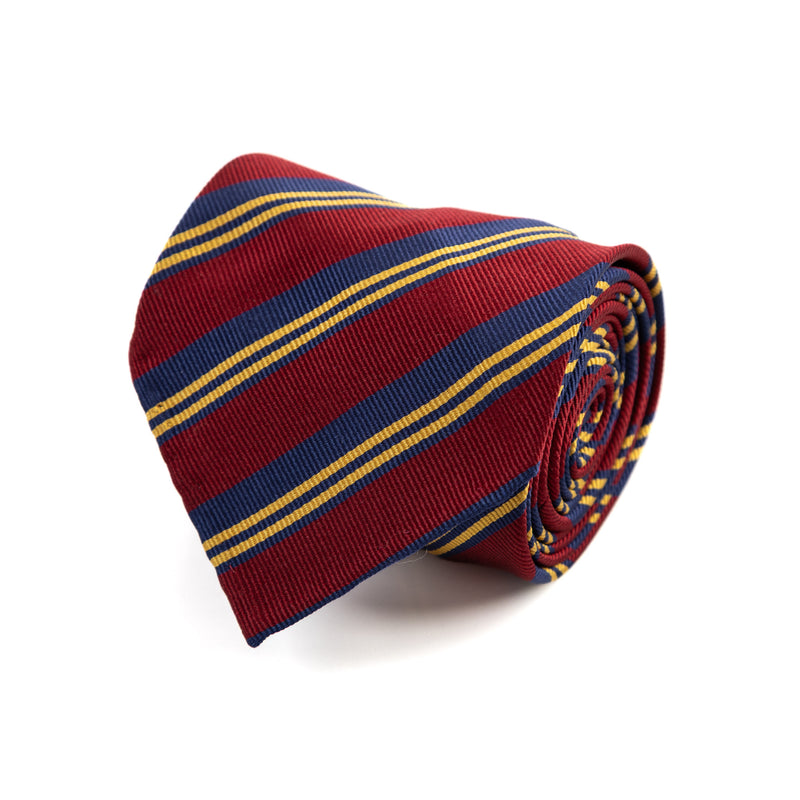 3 FOLD TIE UNLINED  - PURE SILK -  HANDMADE IN ITALY