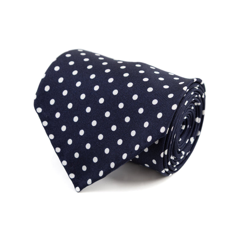 3 FOLD TIE UNLINED  - PURE SILK -  HANDMADE IN ITALY