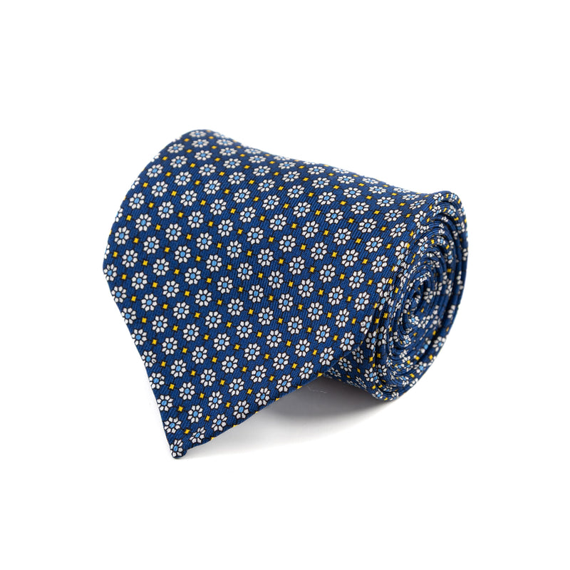 3 FOLD TIE UNLINED  - PURE SILK -  HANDMADE IN ITALY
