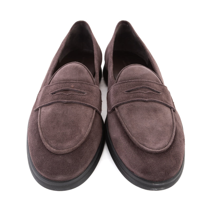 Shoes Penny Loafer - camoscio moro rain system  Iconic Giulio   - made in italy