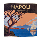 Silk Pocket Square Napoli hand stiched edges