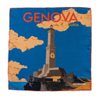Silk Pocket Square Genova hand stiched edges