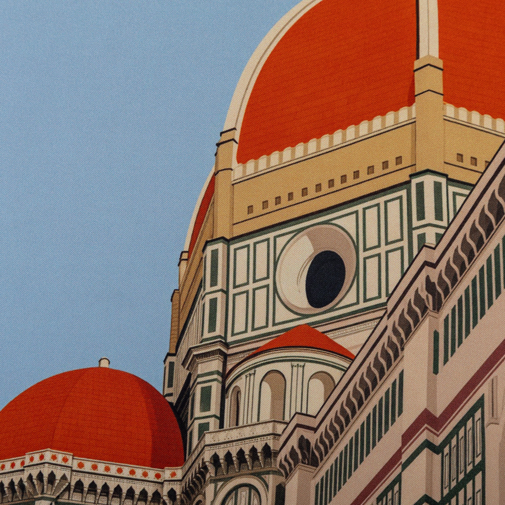 Silk Pocket Square Firenze hand stiched edges