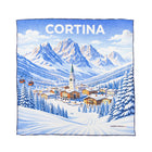 Silk Pocket Square Cortina  hand stiched edges