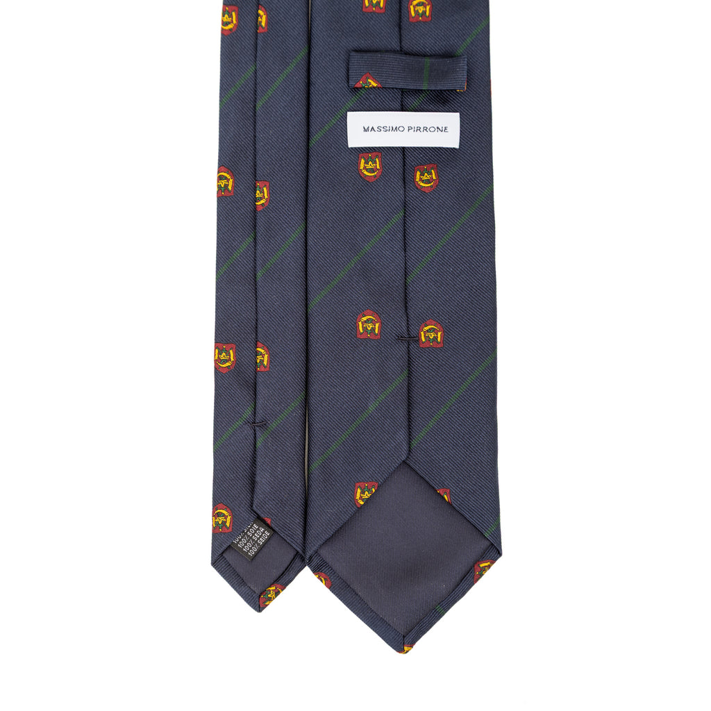 3 FOLD TIE UNLINED  - PURE SILK -  HANDMADE IN ITALY