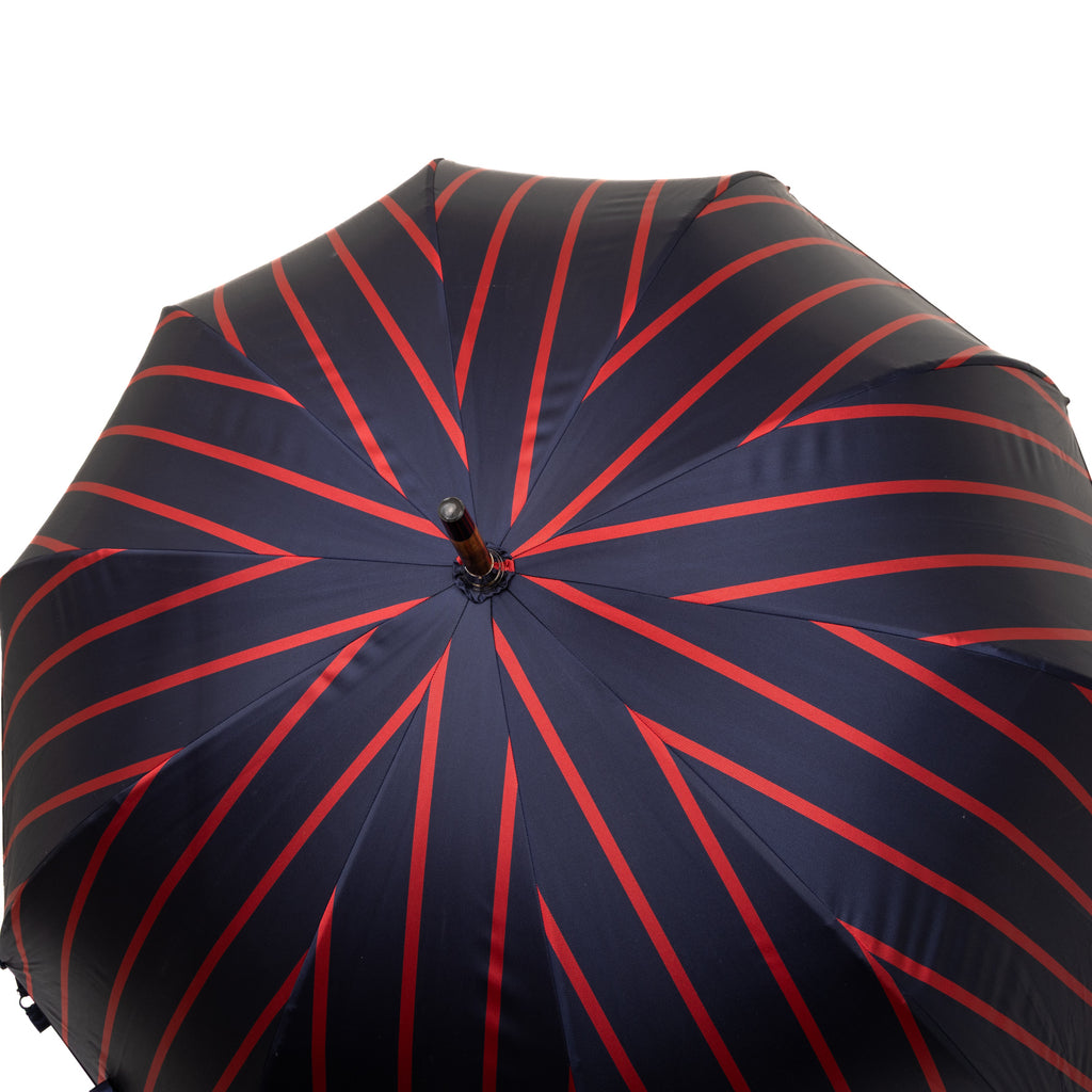 Handmade umbrella with One-Piece Wooden Handle