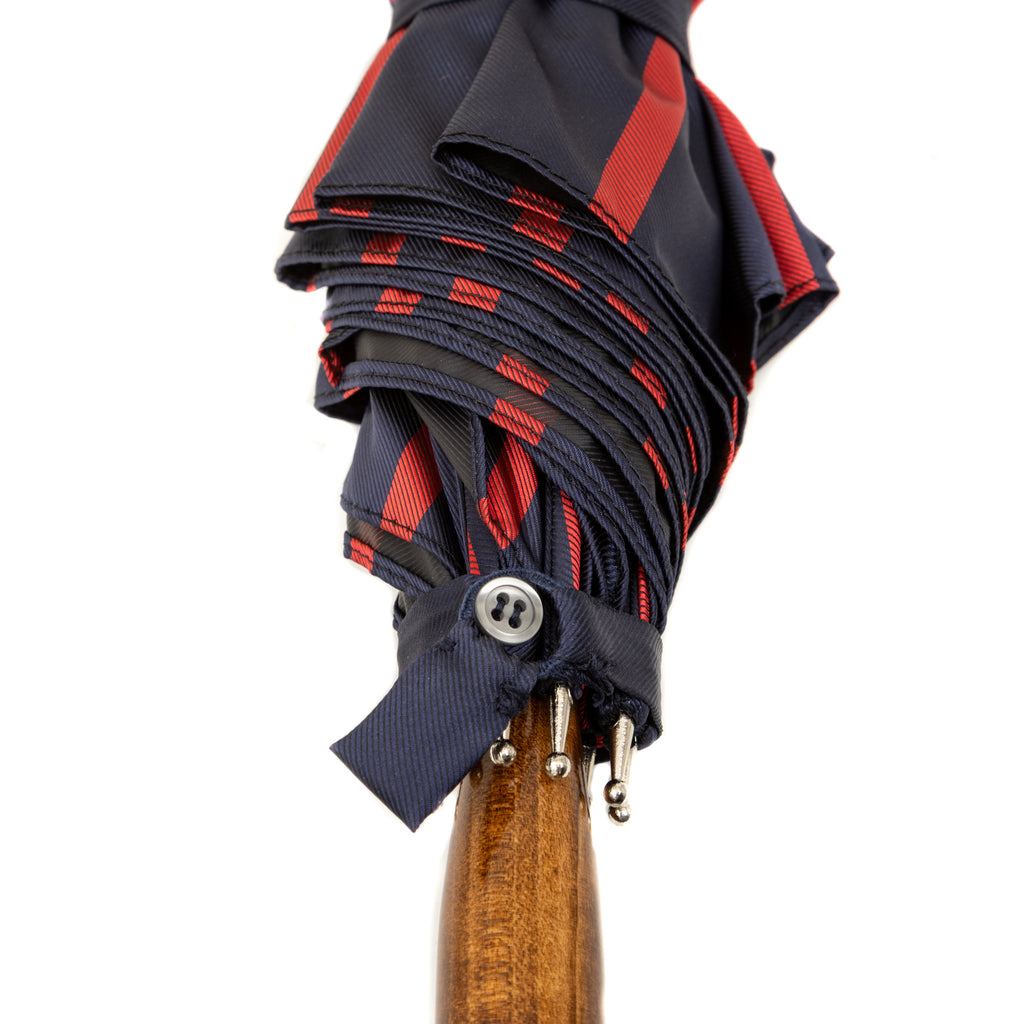 Handmade umbrella with One-Piece Wooden Handle