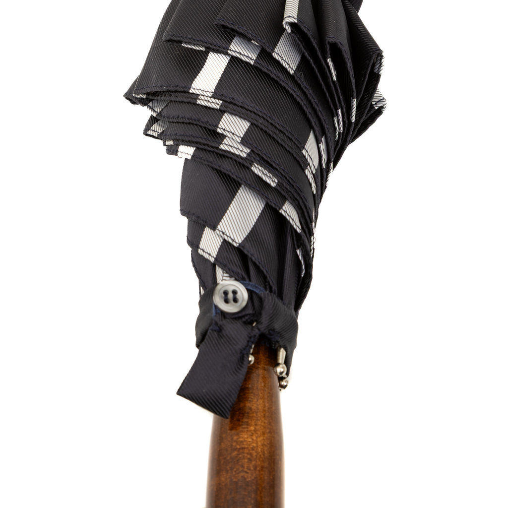 Handmade umbrella with One-Piece Wooden Handle