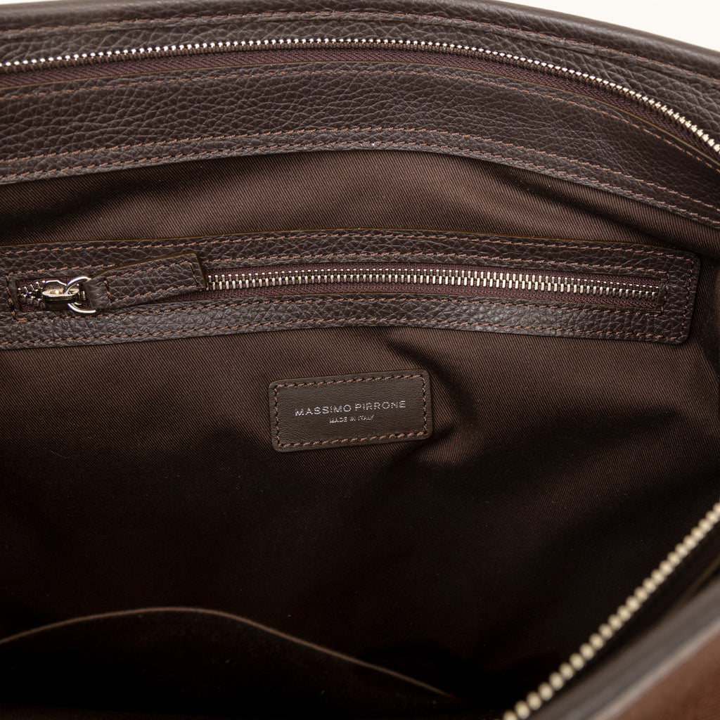 Timeless canvas & leather tote bag