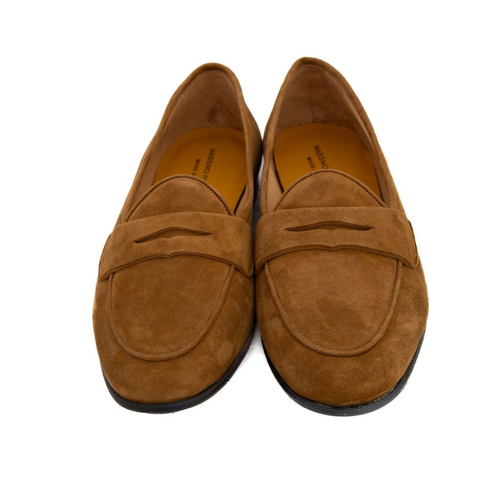 Shoes Penny Loafer - camoscio snuff Iconic Giulio   - made in italy