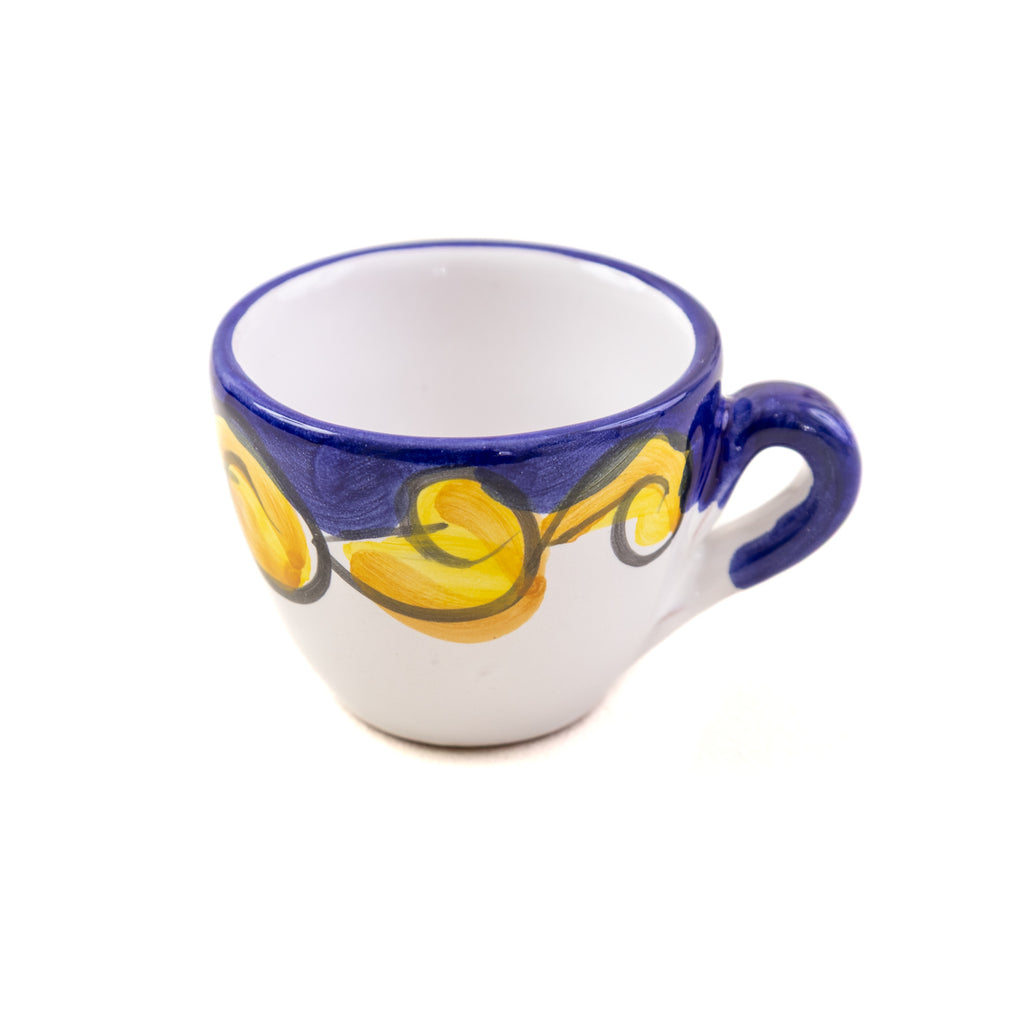 Pirroneway coffee Ristretto cup blu Riviera Salento