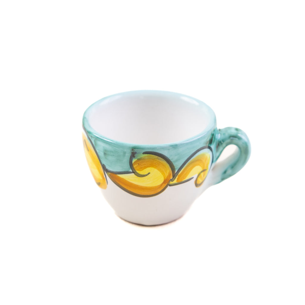 Pirroneway coffee Ristretto cup Turchese Grotta della Poesia
