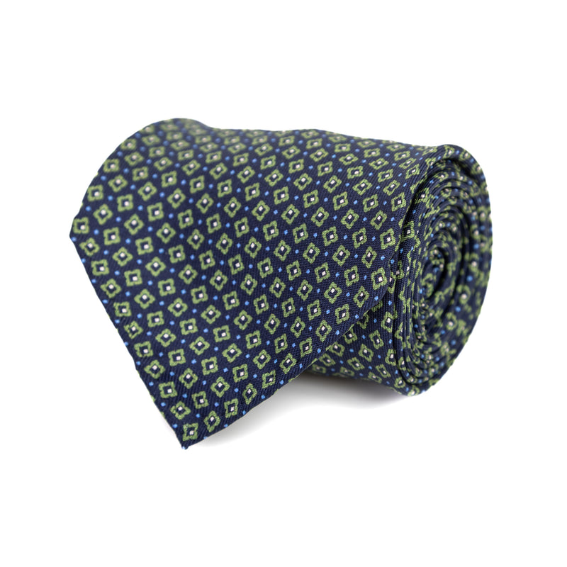 3 FOLD TIE UNLINED PURE SILK -  HANDMADE IN ITALY