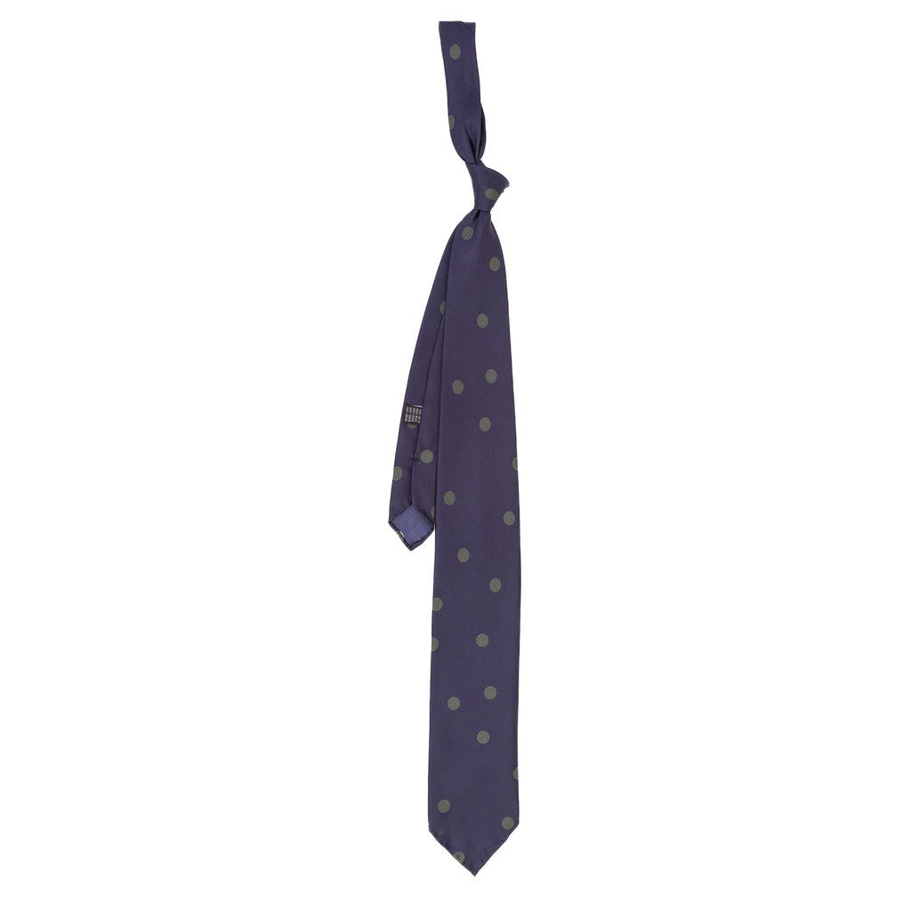 3 FOLD TIE UNLINED - PURE SILK -  HANDMADE IN ITALY