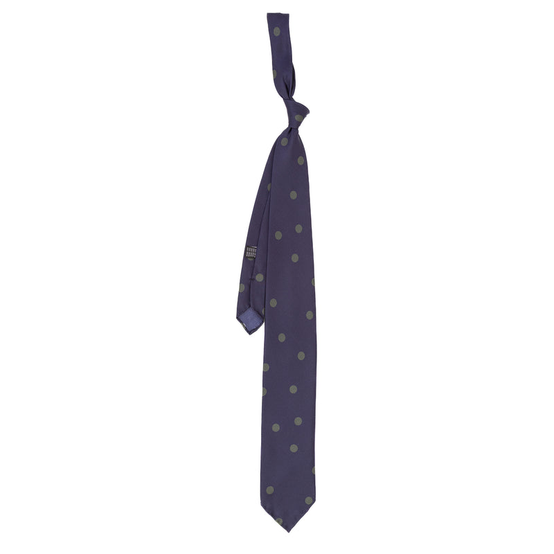 3 FOLD TIE UNLINED - PURE SILK -  HANDMADE IN ITALY