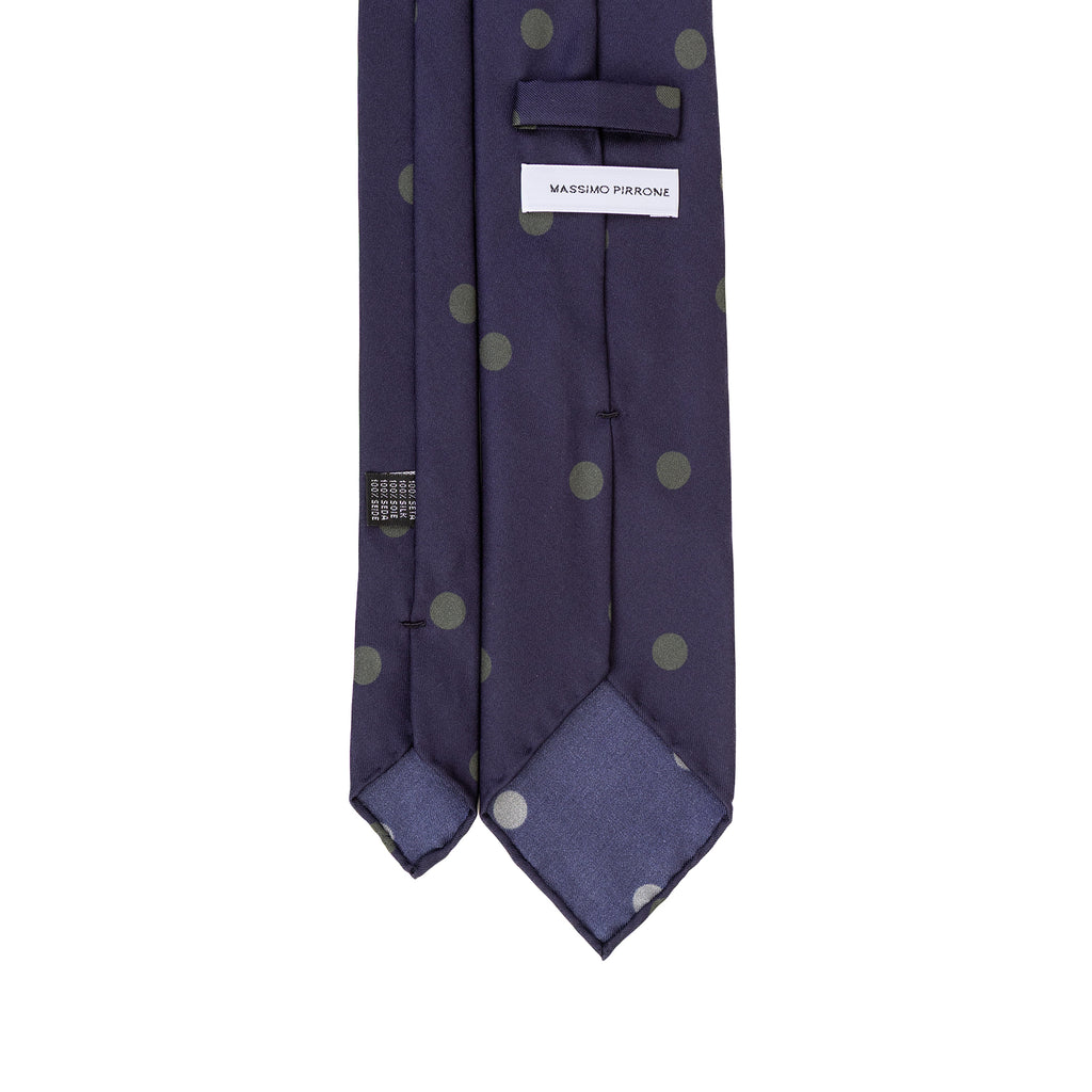 3 FOLD TIE UNLINED - PURE SILK -  HANDMADE IN ITALY