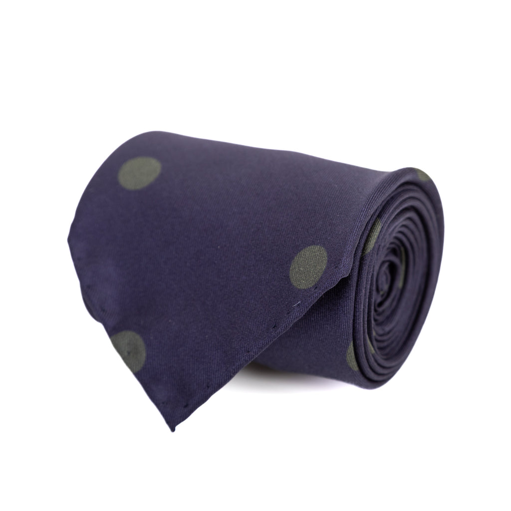 3 FOLD TIE UNLINED - PURE SILK -  HANDMADE IN ITALY