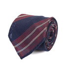 3 FOLD TIE UNLINED GRENADINE - PURE SILK -  HANDMADE IN ITALY