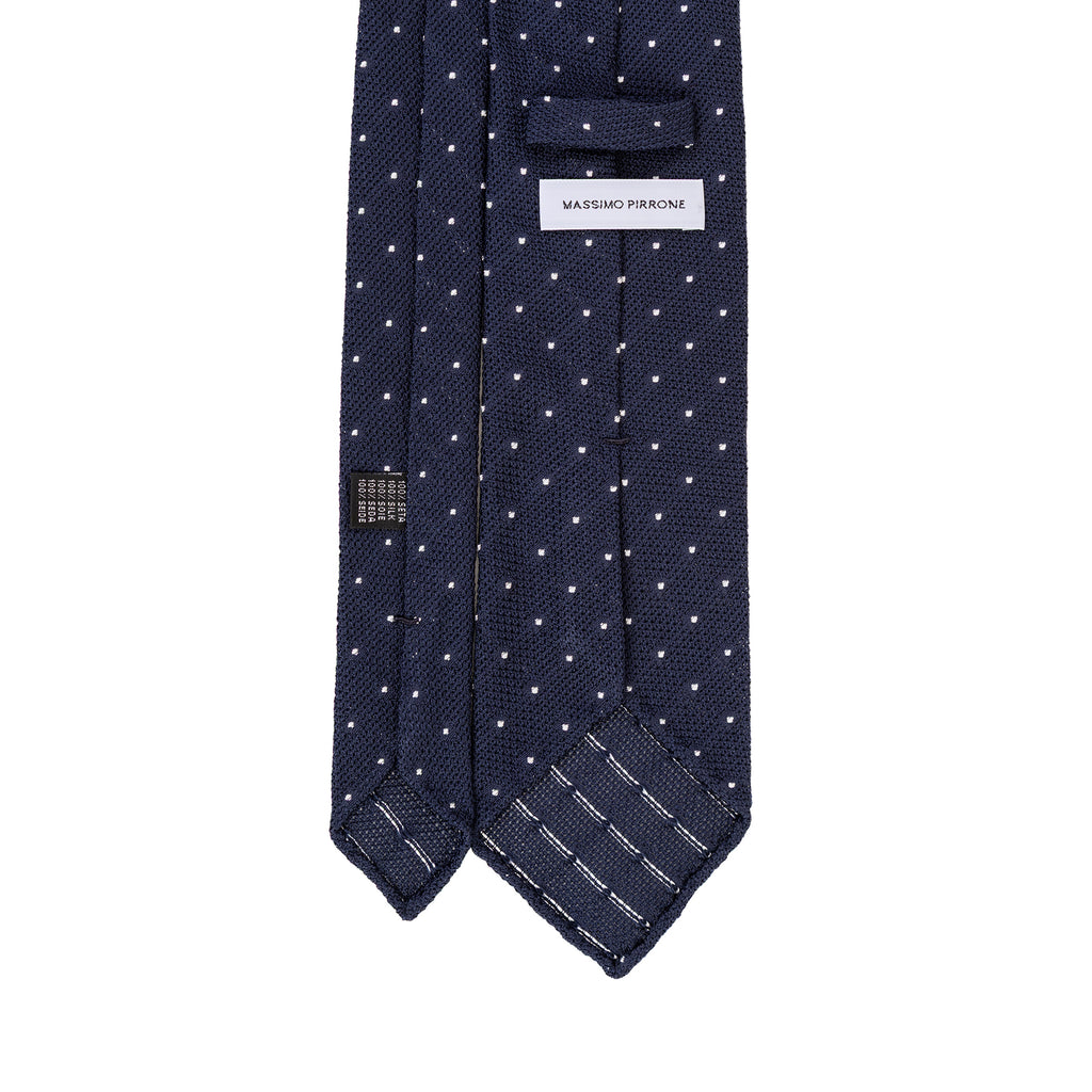 3 FOLD TIE UNLINED GRENADINE - PURE SILK -  HANDMADE IN ITALY