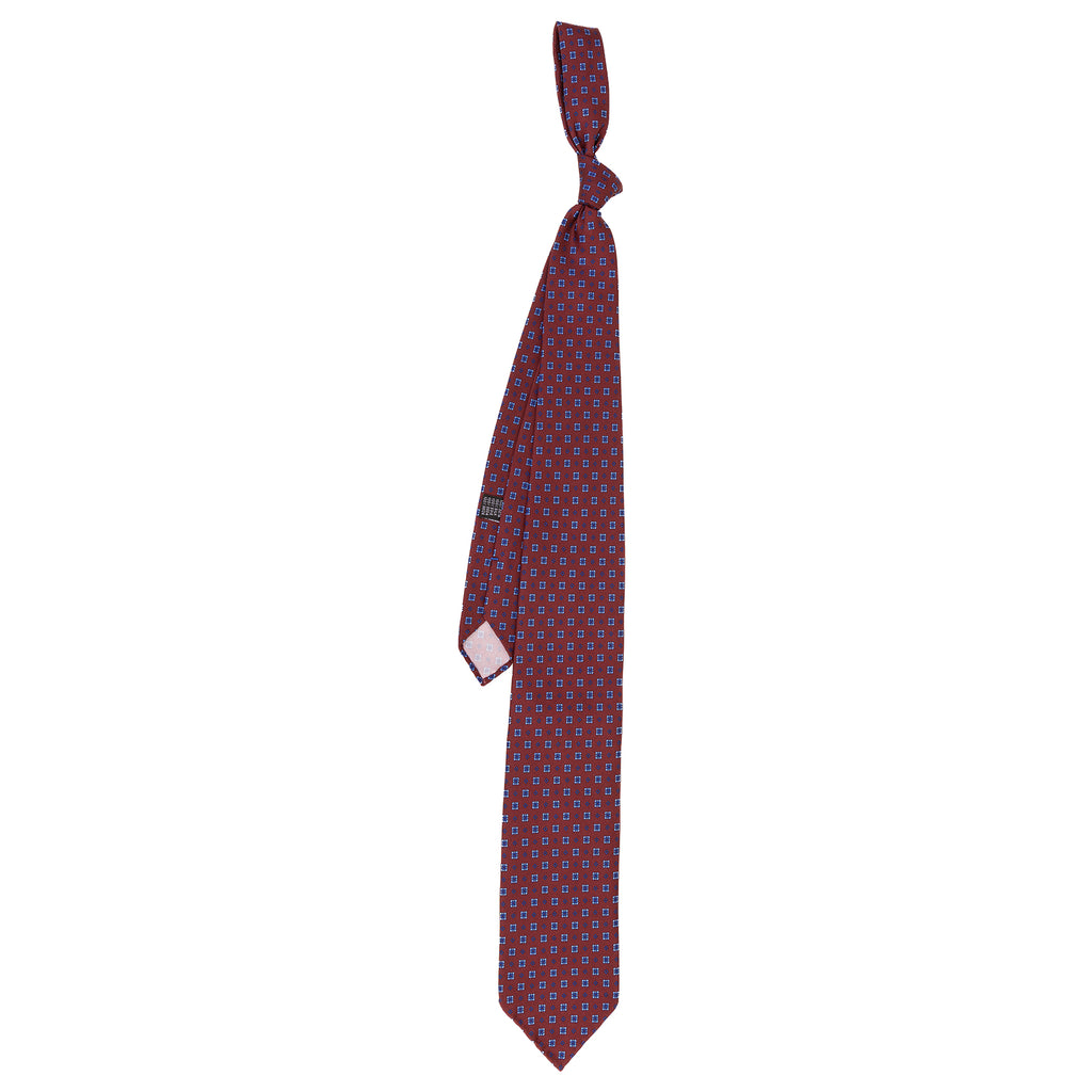 3 FOLD TIE UNLINED - PURE SILK -  HANDMADE IN ITALY