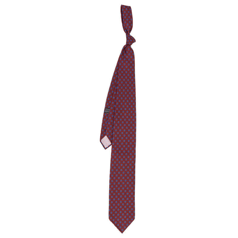 3 FOLD TIE UNLINED - PURE SILK -  HANDMADE IN ITALY
